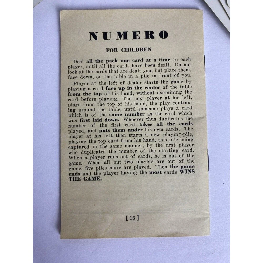 Parker Brothers 1942 rummy